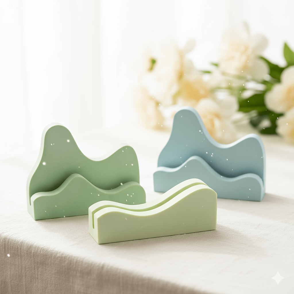 Home Decor Zen - Stampi in silicone per colata, clip