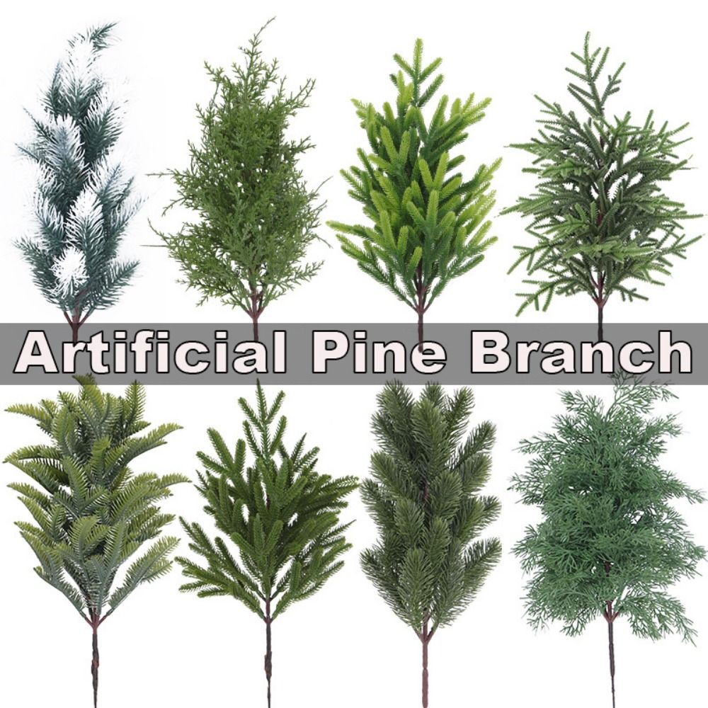 Artificial Hanging Plants - Ramo di pino artificiale verde Albero