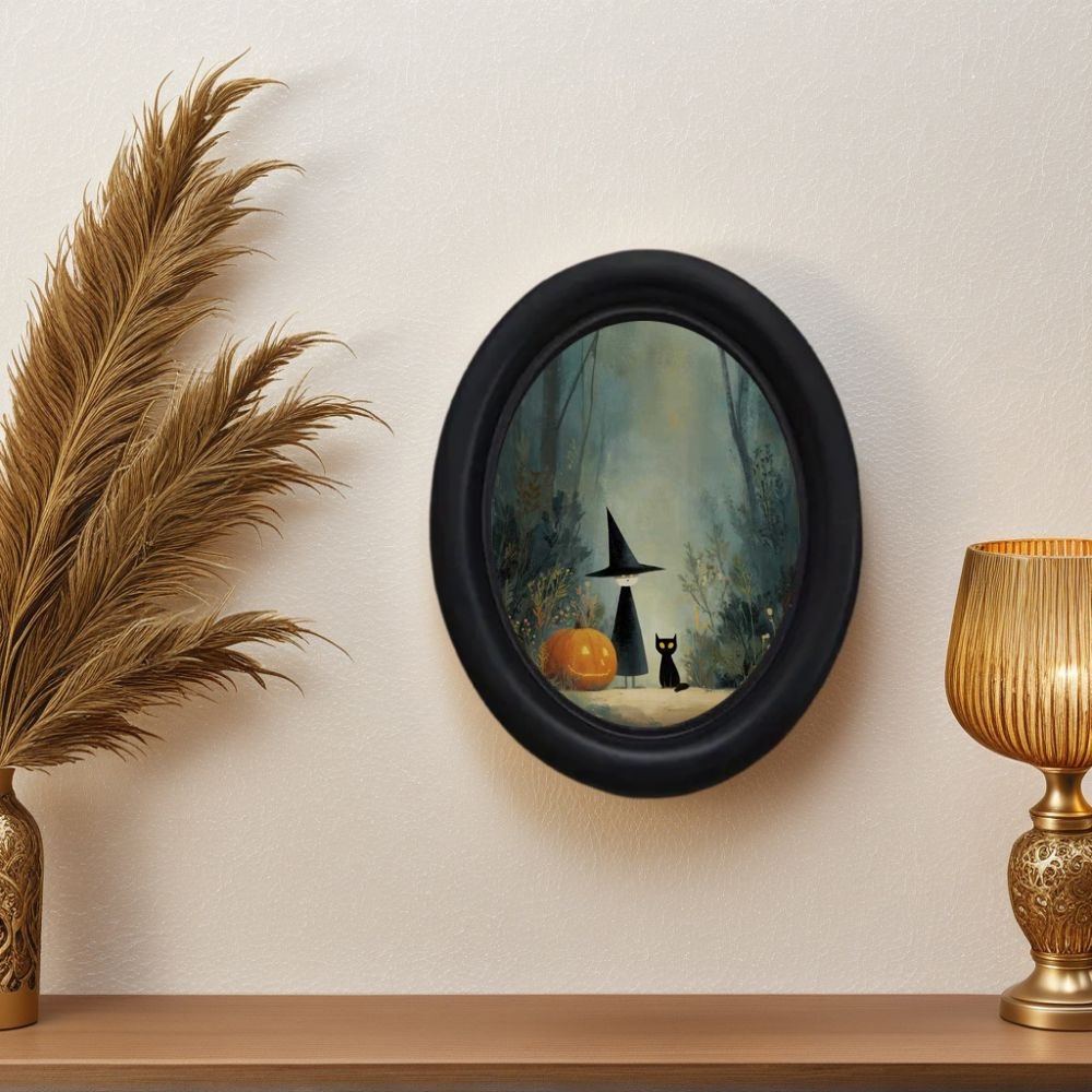 Home Decor Quirky - Un murale 3D vintage con strega