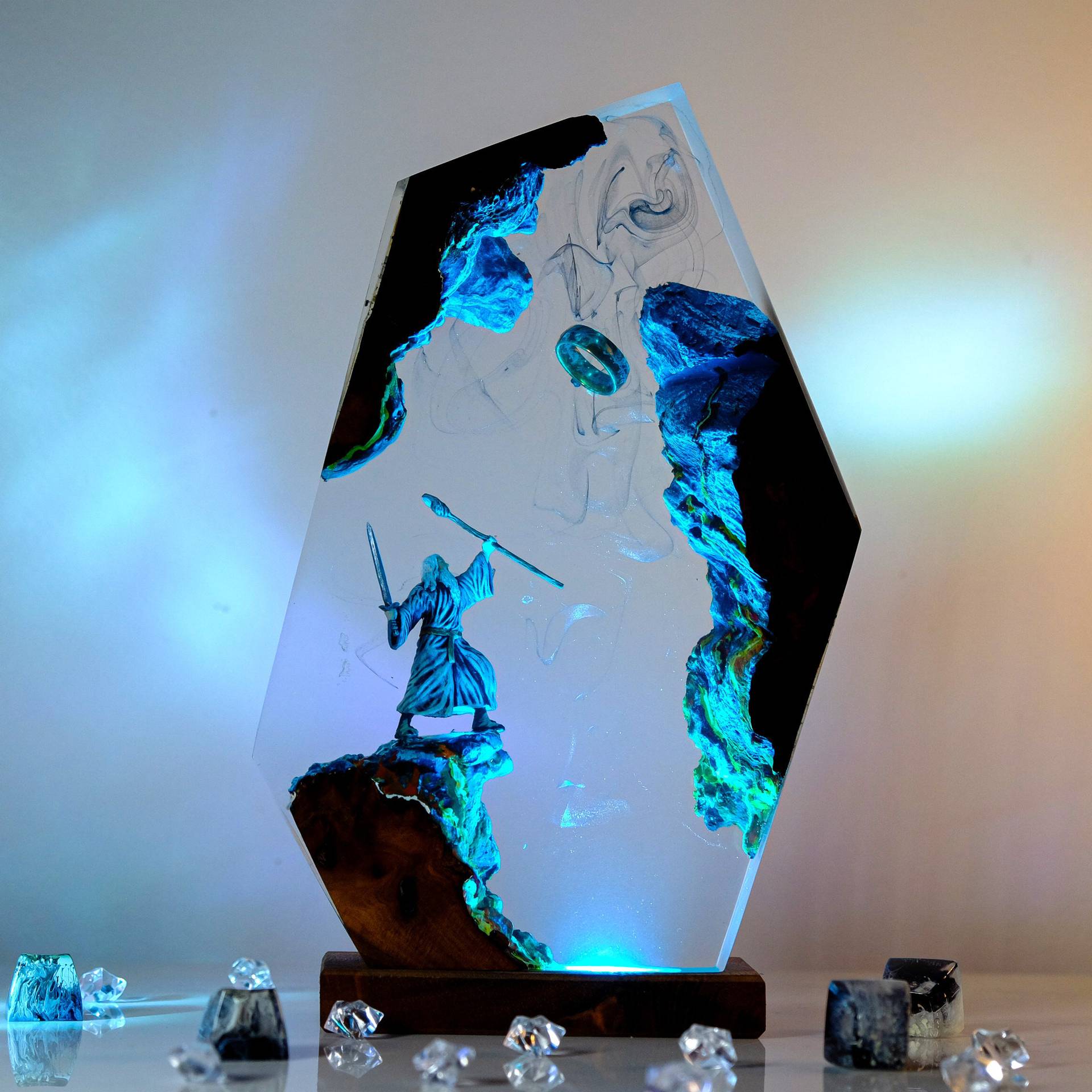 Home Decor Product - Lampada da Tavolo in Resina con