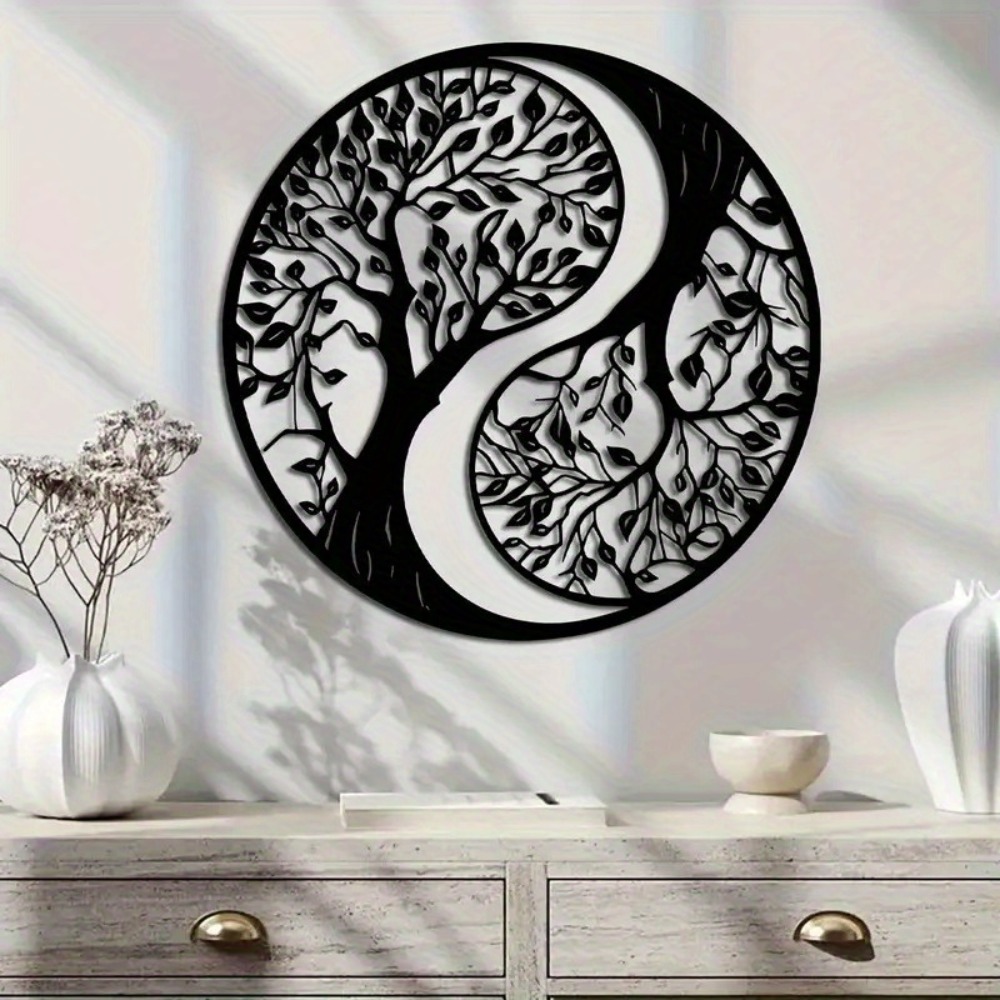 Home Decor Zen - CIFbuy Scultura da parete in metallo