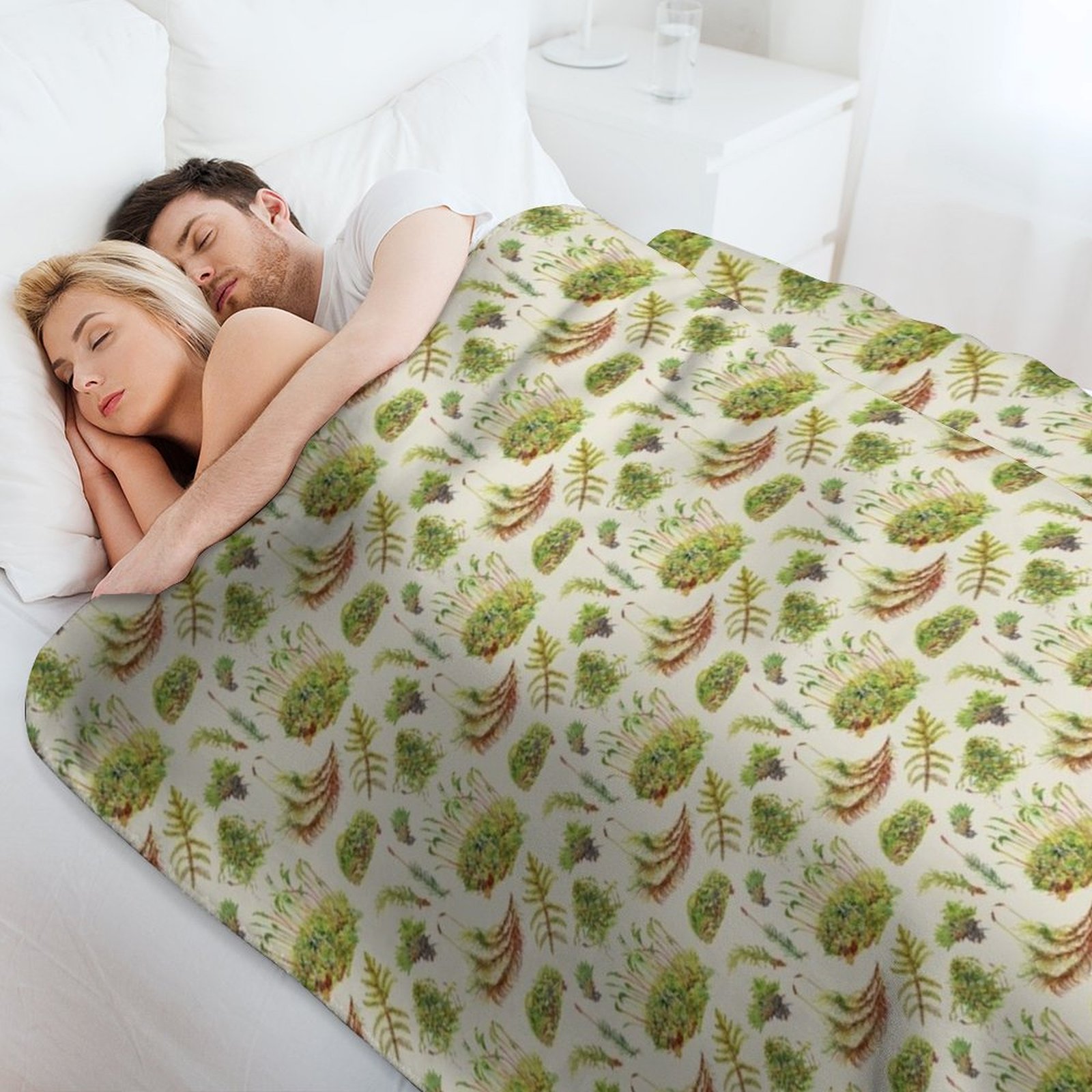Coperta in pile neutra Mosses  - Neutral Throw Blanket recensione e prezzo