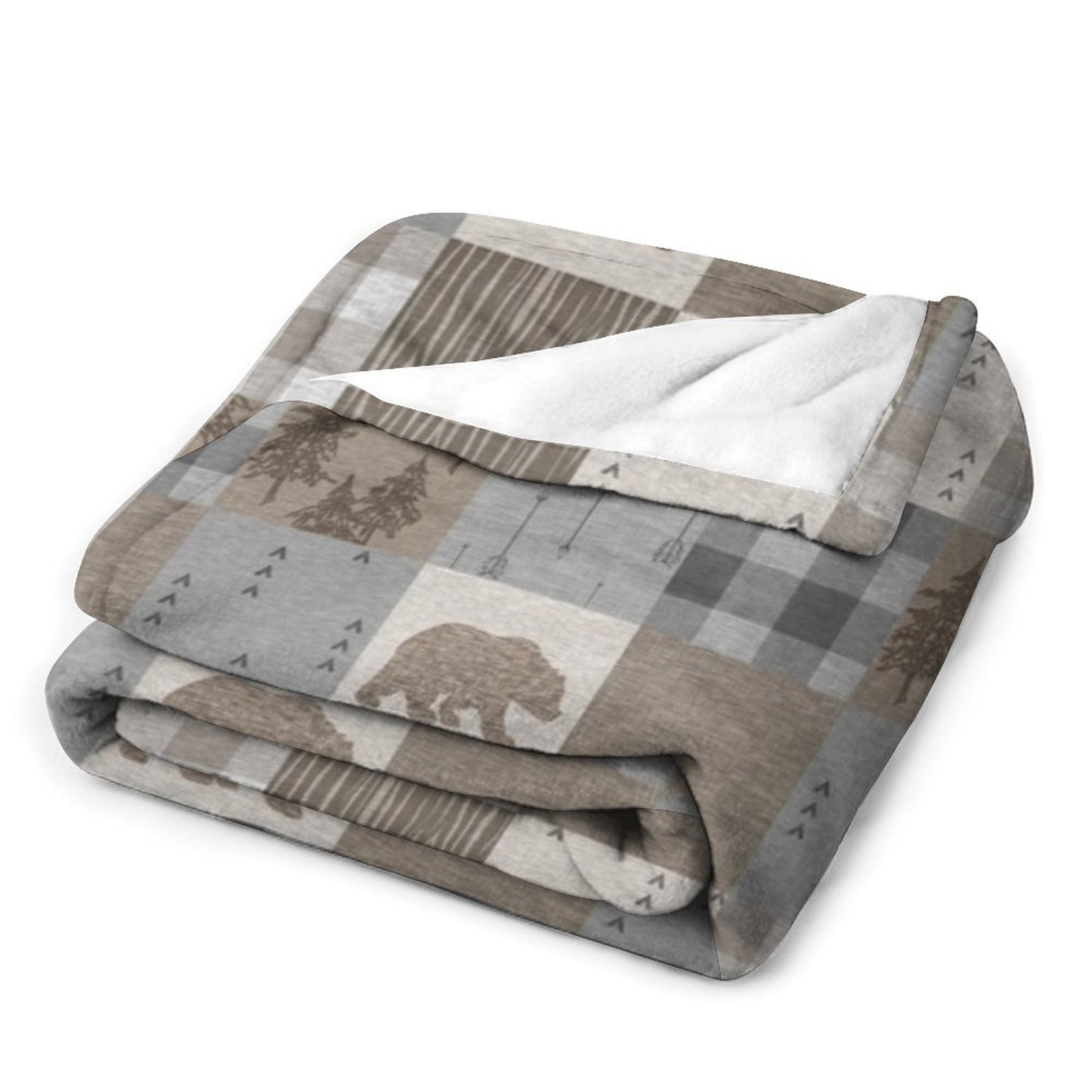 Bear Patchwork - Coperta rusti - Neutral Throw Blanket recensione e prezzo