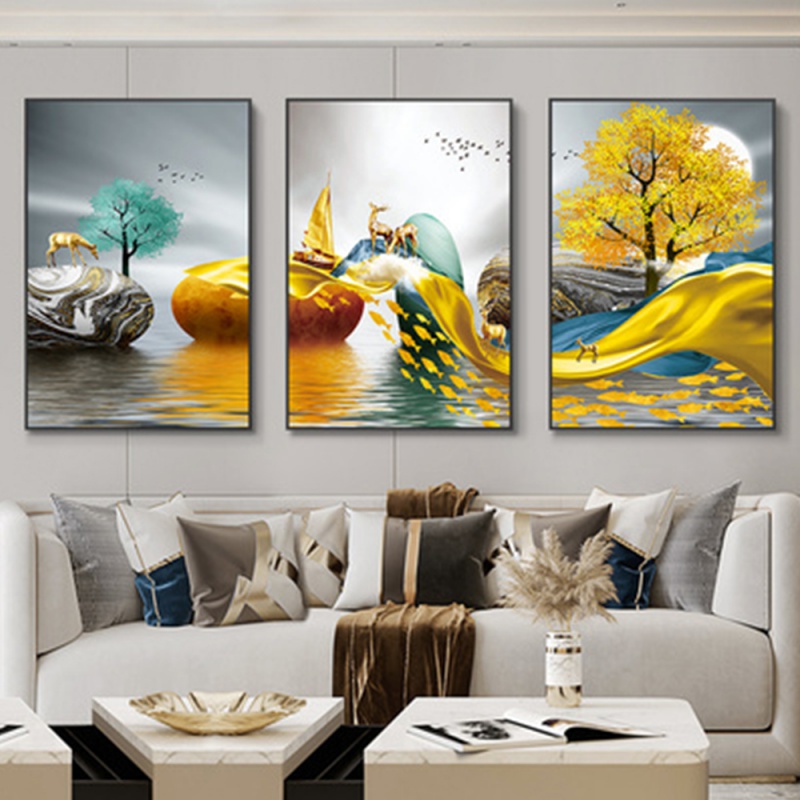 Set di 3 Quadri Senza Cornice, - Home Decor Unique Items recensione e prezzo
