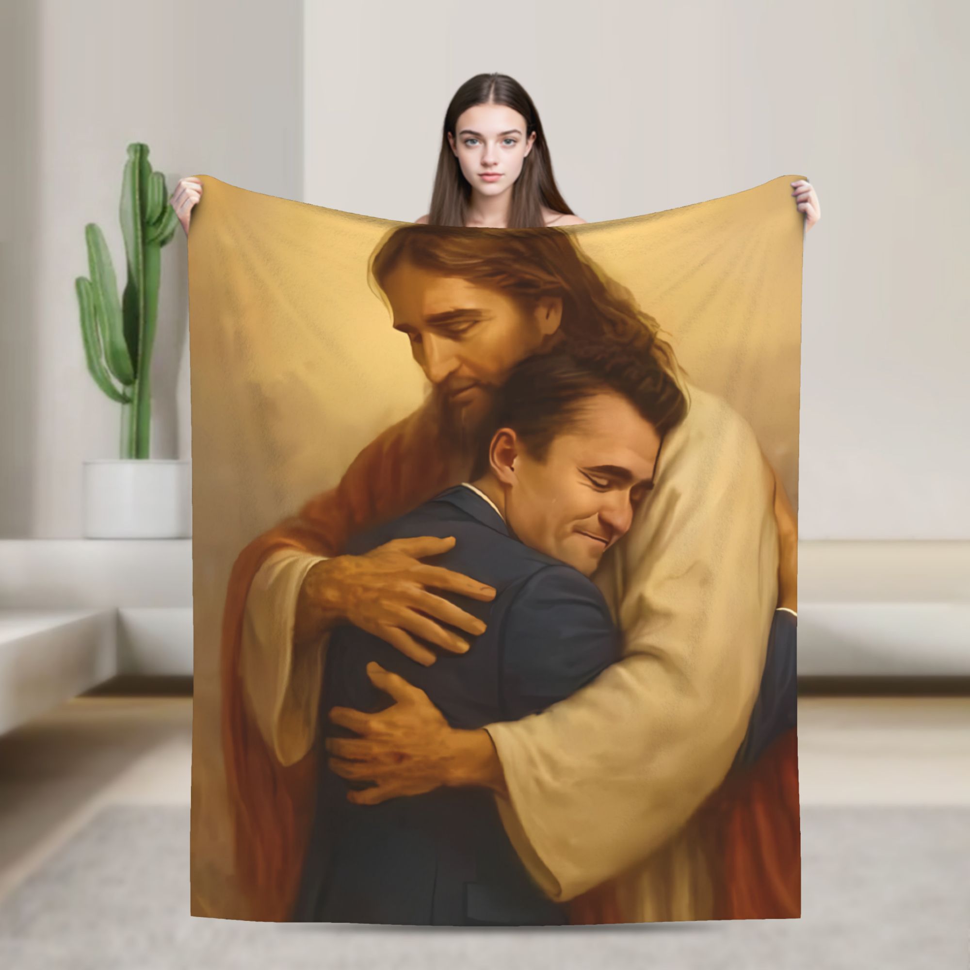 Coperta Calda Charlie Kirk con - Neutral Throw Blanket recensione e prezzo