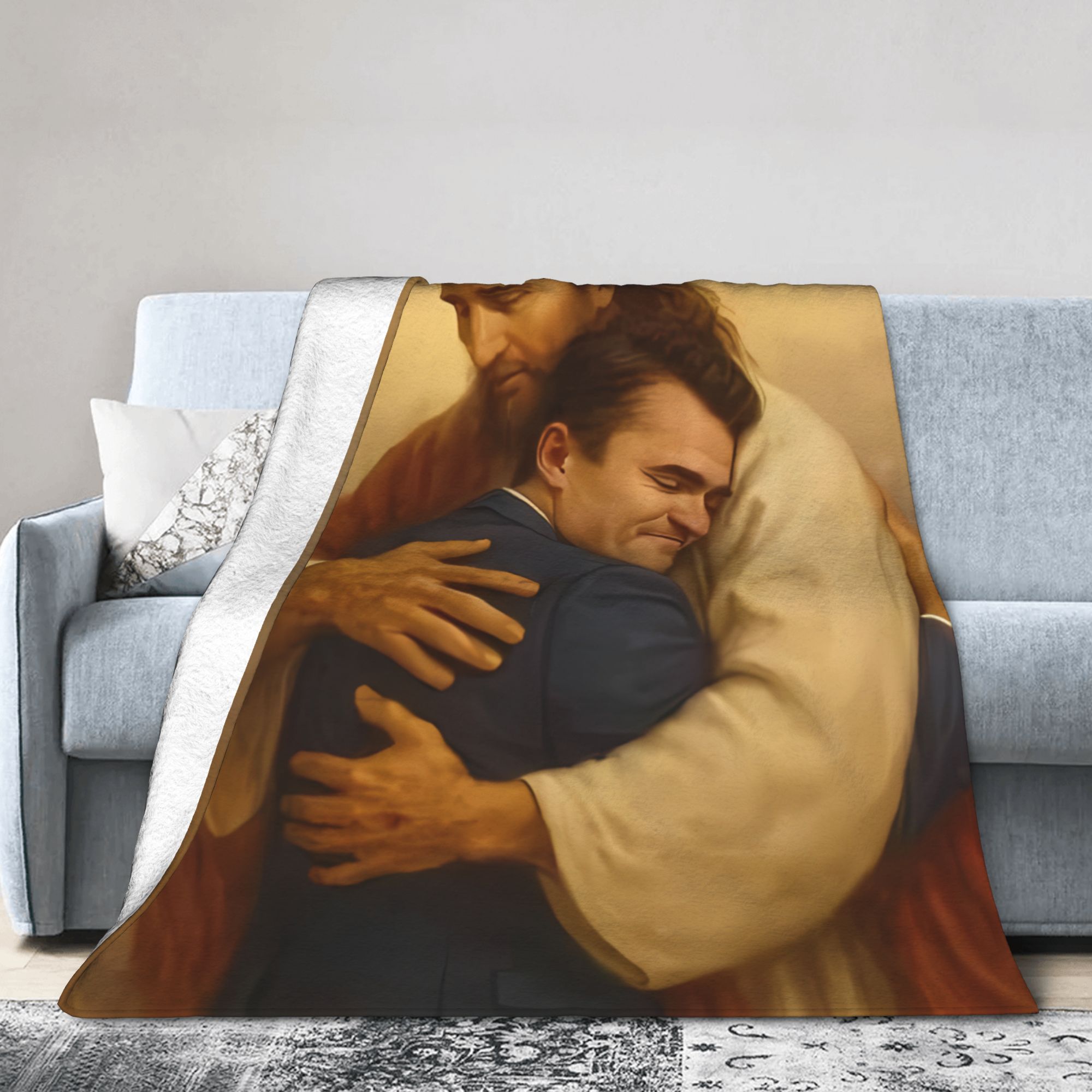 Coperta Calda Charlie Kirk con - Neutral Throw Blanket recensione e prezzo