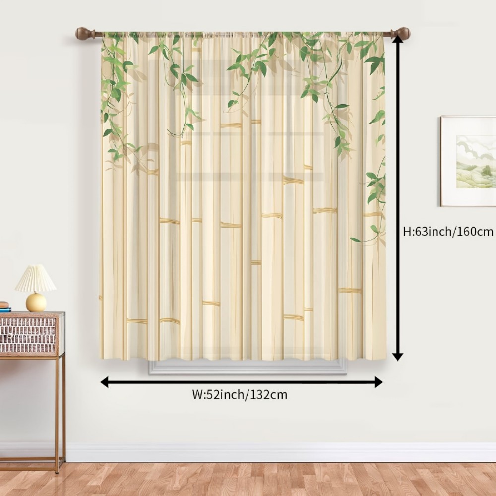 1 tenda trasparente con stampa - Home Decor Zen recensione e prezzo