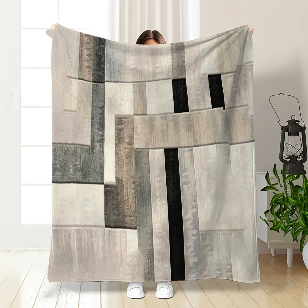 Lussuosa Coperta in Flanella d - Neutral Throw Blanket recensione e prezzo