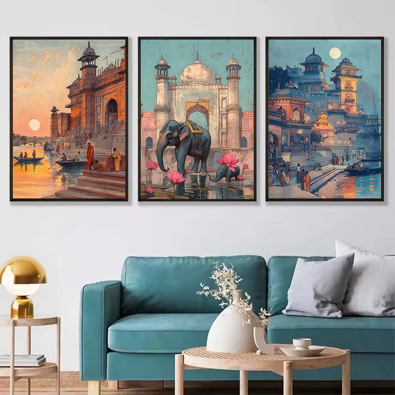 Vintage Antica India Living Ba - Home Decor Varanasi recensione e prezzo