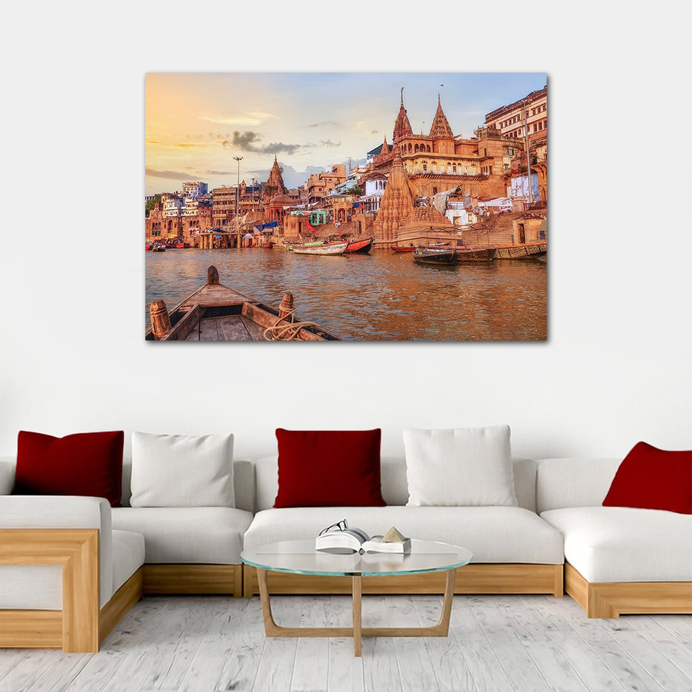 Poster con paesaggio del fiume - Home Decor Varanasi recensione e prezzo