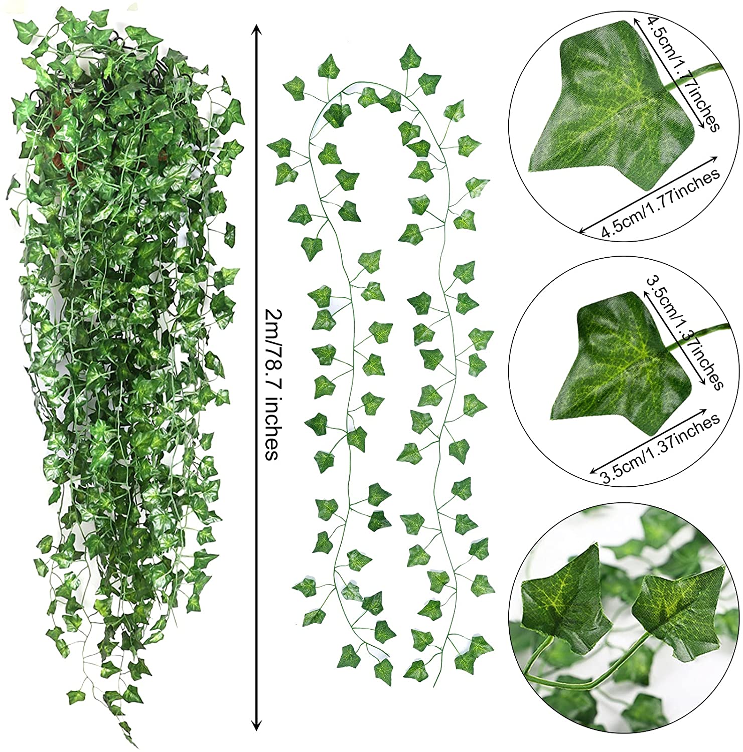 Verde edera artificiale Piante - Artificial Hanging Plants recensione e prezzo