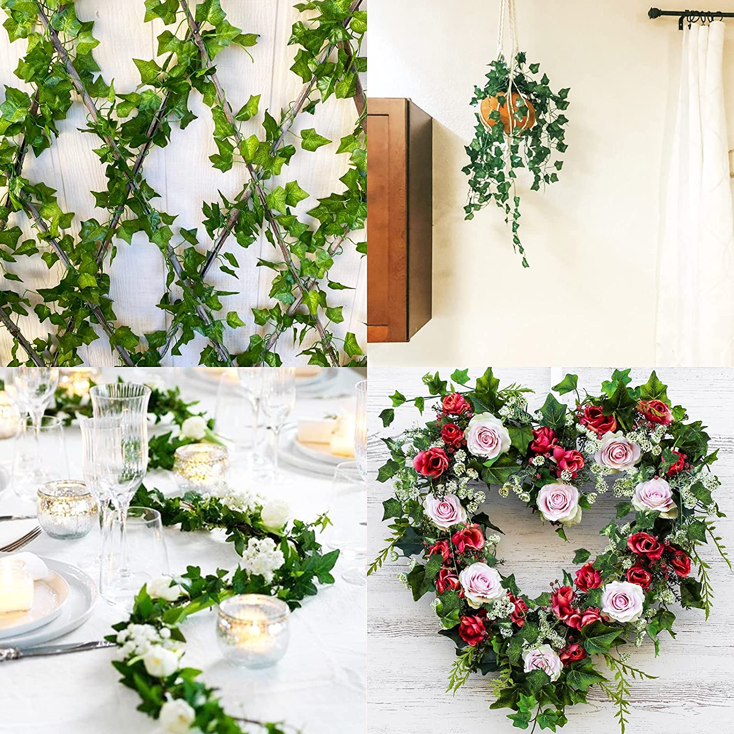 Verde edera artificiale Piante - Artificial Hanging Plants recensione e prezzo