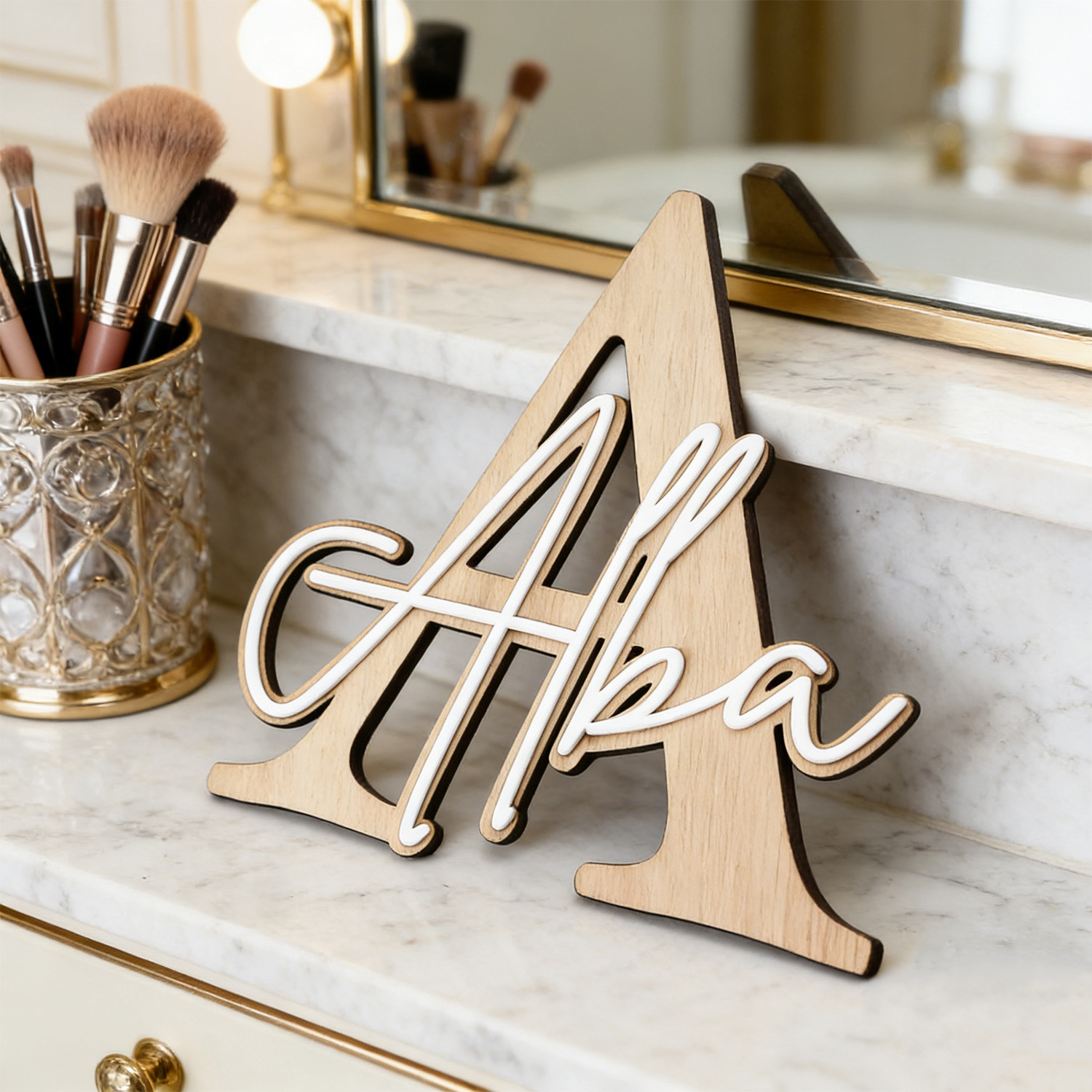 1 Pezzo Targa Decorativa in Le - Home Decor Product recensione e prezzo