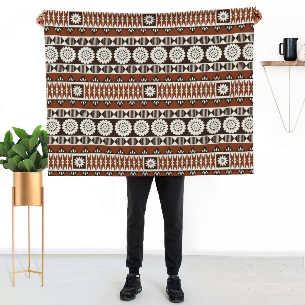 Coperta a quadri neutra Masi 2 - Neutral Throw Blanket recensione e prezzo