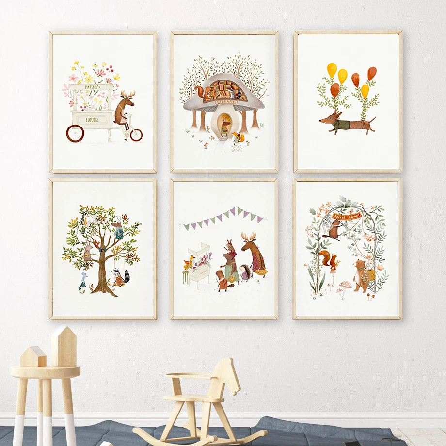 Simpatiche illustrazioni di an - Home Decor Unique Items recensione e prezzo